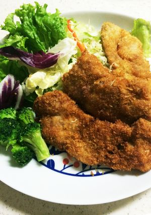 超普通のトンカツ(*^_^*)-レシピのメイン写真