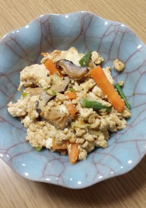 甘め美味しい〜煎り豆腐♬-レシピのメイン写真