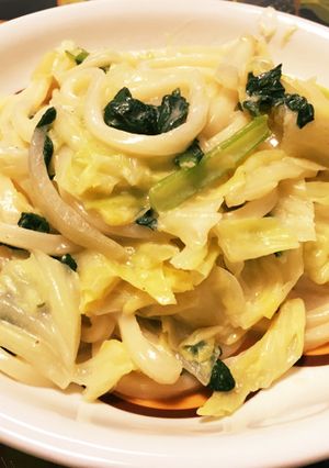 豆乳うどん-レシピのメイン写真