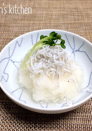 【 大根おろしのしらすのせ♪ 】-レシピのメイン写真