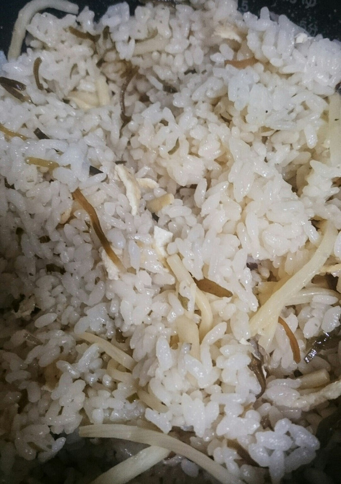 水煮細切り筍と塩昆布で炊き込みご飯☆-レシピのメイン写真