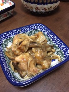 鶏とキノコのこっくりオイスターソース煮-レシピのメイン写真