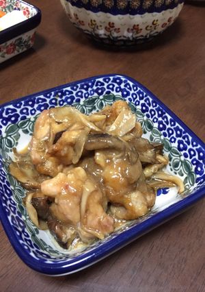 鶏とキノコのこっくりオイスターソース煮-レシピのメイン写真