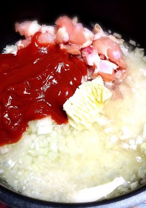 炊飯器でチキンライス♡-レシピのメイン写真