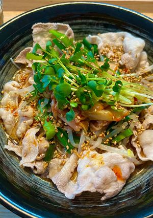 ピリ辛☆豚しゃぶそうめん☆-レシピのメイン写真