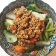 かぶとにんじんの肉味噌かけ