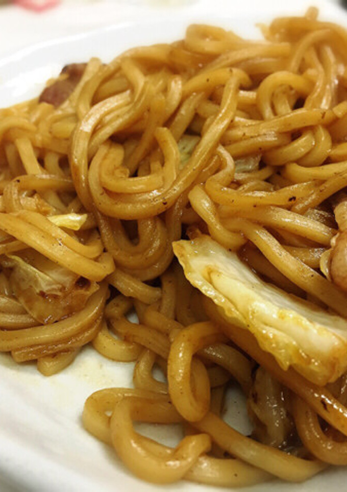 簡単★風月風♡太麺ソース焼きそば-レシピのメイン写真