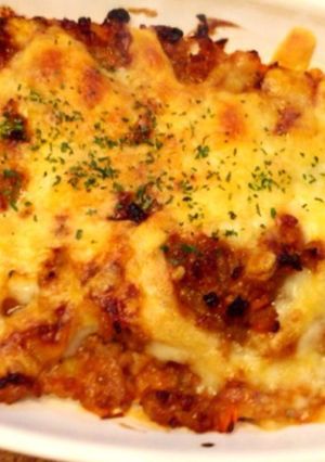 マッシュポテトのミートソース焼き-レシピのメイン写真