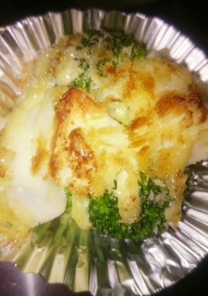 混ぜて焼くだけ♪ﾌﾞﾛﾊﾝﾍﾟﾝﾏﾖ焼き-レシピのメイン写真
