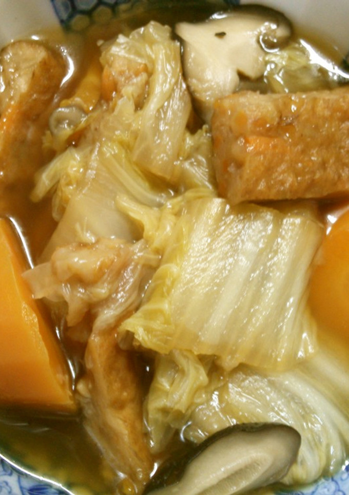 簡単和食♪ 白菜と人参 さつま揚げの煮物-レシピのメイン写真