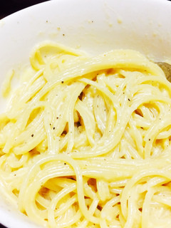 簡単!?カルボナーラ風パスタ-レシピのメイン写真