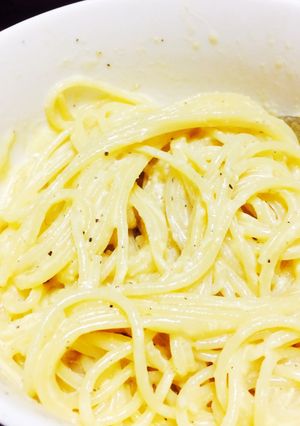 簡単!?カルボナーラ風パスタ-レシピのメイン写真