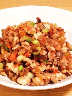 鯖の野菜たっぷりそぼろ-レシピのメイン写真