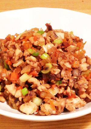 鯖の野菜たっぷりそぼろ-レシピのメイン写真