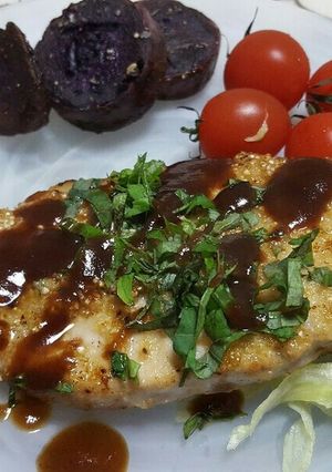 キヌア粉の豚肉ステーキカツ-レシピのメイン写真