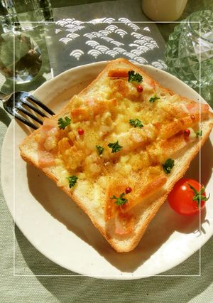じゃがりこ×ベーコンのカレートースト-レシピのメイン写真