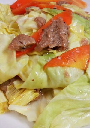 大豆のお肉で野菜炒め-レシピのメイン写真