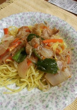 野菜たっぷりあんかけ焼きそば-レシピのメイン写真