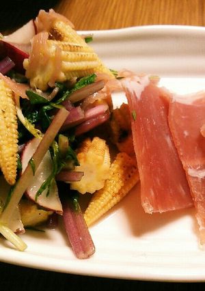 生ハムと野菜の柚子胡椒マリネ-レシピのメイン写真