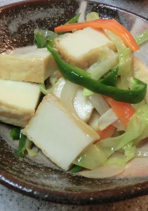 厚揚げの野菜たっぷりあん-レシピのメイン写真