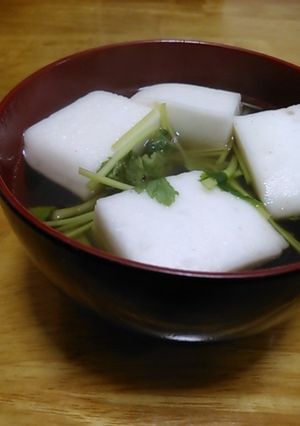 はんぺんと三つ葉のお吸い物-レシピのメイン写真