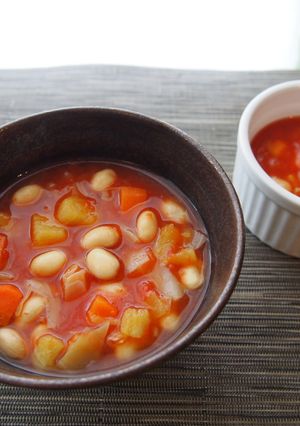 【離乳食取分け】具だくさん！トマトスープ-レシピのメイン写真
