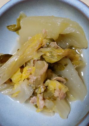 ツナと白菜のコンソメ煮-レシピのメイン写真