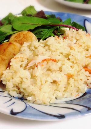 炊飯器で「ほぼ」シーフードピラフ-レシピのメイン写真