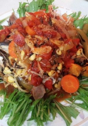 血管ダイエット570（鰯トマト煮）-レシピのメイン写真