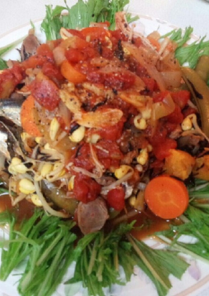 血管ダイエット570（鰯トマト煮）-レシピのメイン写真