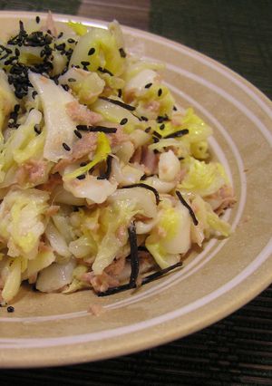 ツナと塩昆布でうんまうま白菜(^^♪-レシピのメイン写真