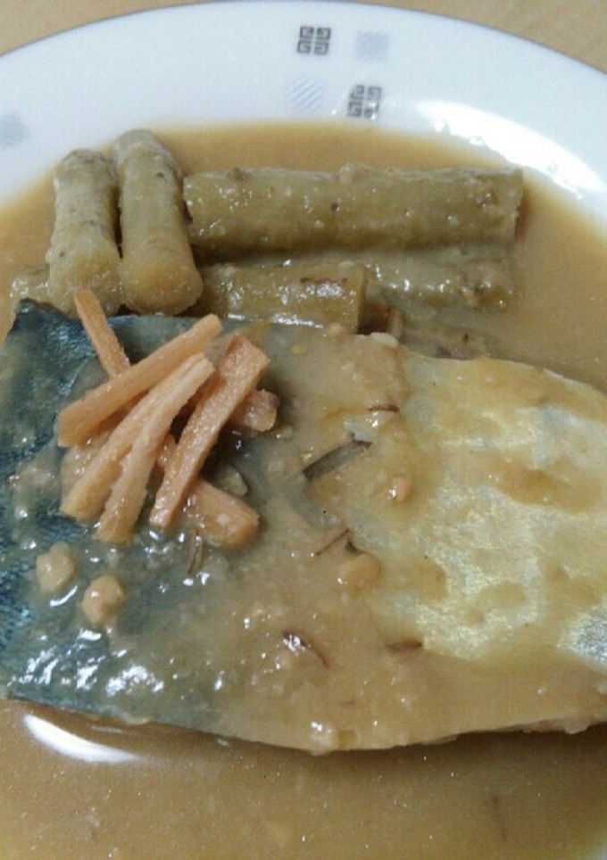 さばのみそ煮(ごぼう入り)-レシピのメイン写真
