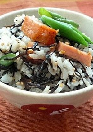 焼き豚ひじきごはん-レシピのメイン写真