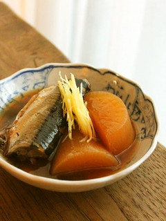 骨までやわらか ◆秋刀魚と大根の煮もの◆-レシピのメイン写真