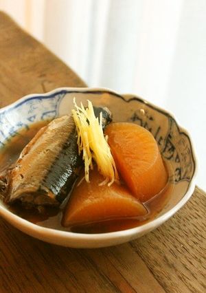 骨までやわらか　◆秋刀魚と大根の煮もの◆-レシピのメイン写真