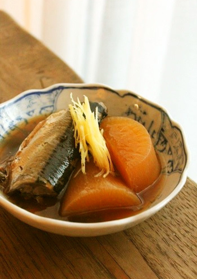 骨までやわらか　◆秋刀魚と大根の煮もの◆-レシピのメイン写真