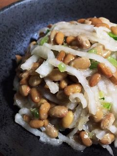 おつまみにご飯のお供に♡大根の納豆和え-レシピのメイン写真