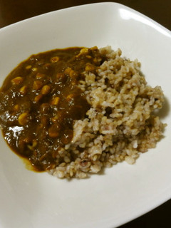 大豆のお肉で。ヘルシーコーンカレー♪-レシピのメイン写真