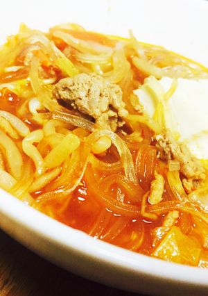 旨辛韓国風スープ-レシピのメイン写真