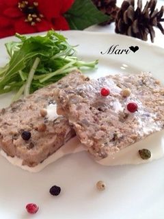 ワインに合う♡豚&きのこのテリーヌ-レシピのメイン写真