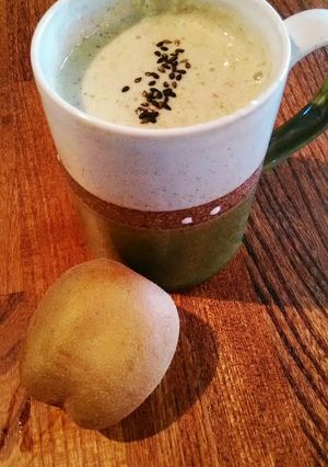 キウイバナナ青梗菜グリーンスムージー♡-レシピのメイン写真