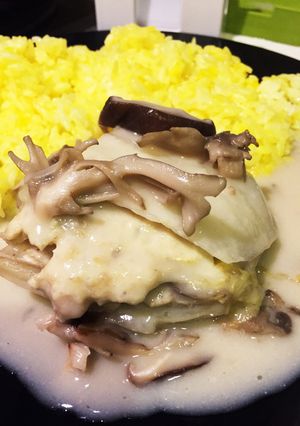白菜ステーキのきのこクリーム煮-レシピのメイン写真