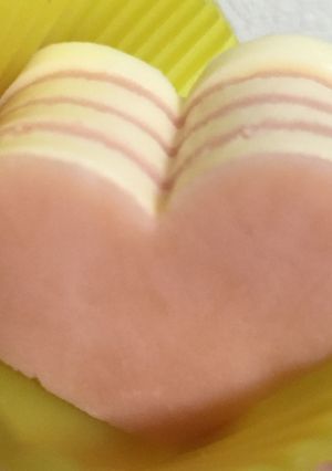 ハムとチーズ一枚ずつで簡単立体ハート☆-レシピのメイン写真