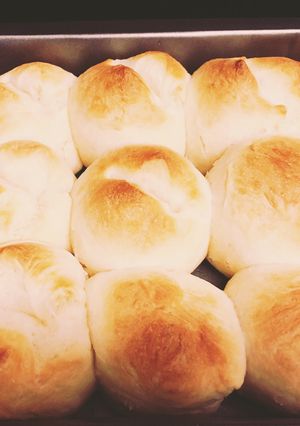 夜こねて朝焼きたて もちふわぱん♡-レシピのメイン写真