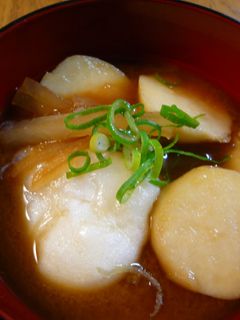 お餅入り☆大根と里芋のお味噌汁-レシピのメイン写真