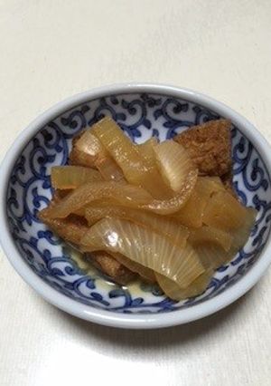 時短節約簡単☆たまねぎと厚揚げの煮物-レシピのメイン写真