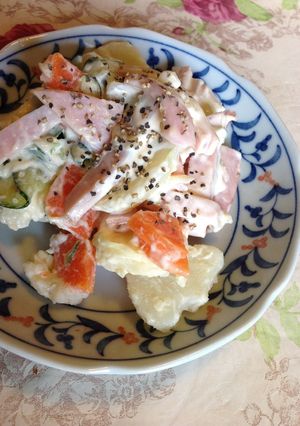 【母レシピ】ザクザク野菜のポテトサラダ♪-レシピのメイン写真
