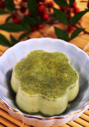 お茶プリン-レシピのメイン写真