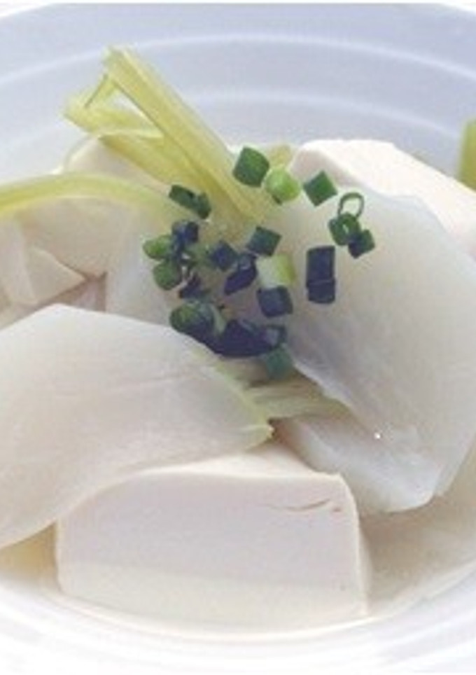 やさしい色のかぶと豆腐の白だし煮-レシピのメイン写真