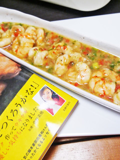 めぐみさんのエビと赤・青ピーマン炒め-レシピのメイン写真
